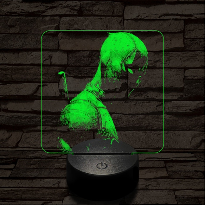 Deadpool pózol 7 színű valósághű 3D led lámpa