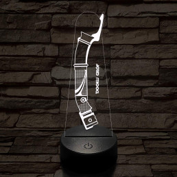 Dooku gróf fénykardja 7 színű 3D led lámpa