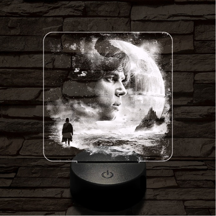 Skywalker sors 7 színű valósághű 3D led lámpa