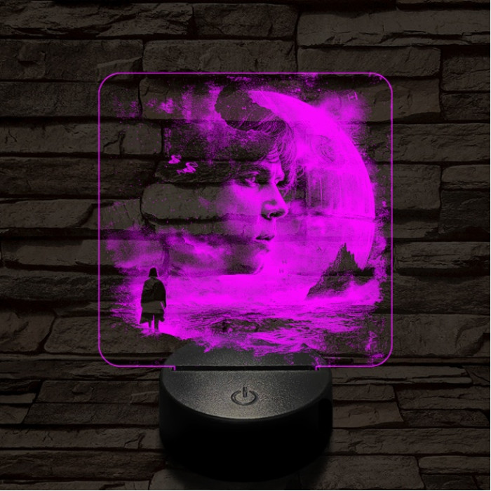 Skywalker sors 7 színű valósághű 3D led lámpa