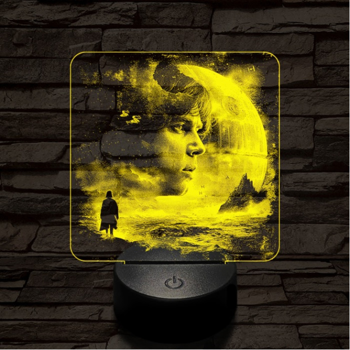 Skywalker sors 7 színű valósághű 3D led lámpa