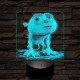 Szeszélyes szörny 7 színű valósághű 3D led lámpa