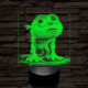 Szeszélyes szörny 7 színű valósághű 3D led lámpa