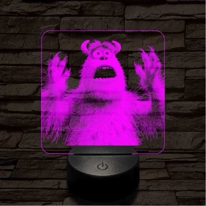 Sullivan rémülete 7 színű valósághű 3D led lámpa