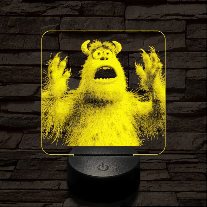 Sullivan rémülete 7 színű valósághű 3D led lámpa