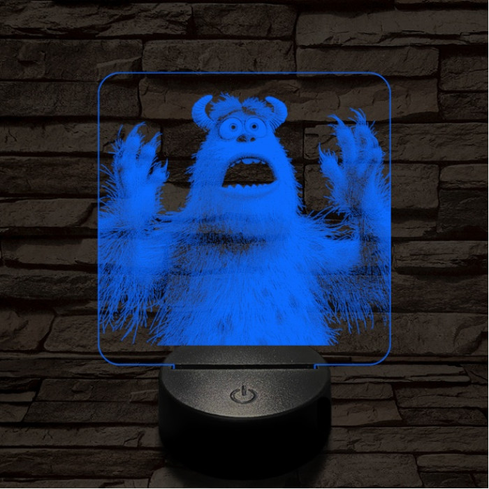 Sullivan rémülete 7 színű valósághű 3D led lámpa