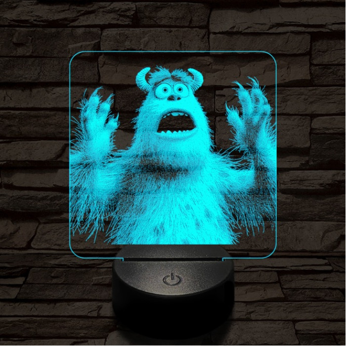 Sullivan rémülete 7 színű valósághű 3D led lámpa