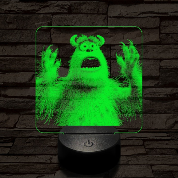 Sullivan rémülete 7 színű valósághű 3D led lámpa