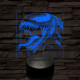 Venom vicsorog 7 színű valósághű 3D led lámpa