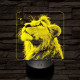 Szimba magányos 7 színű valósághű 3D led lámpa