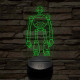 Vad Robot Rozzum 7134 „Roz” 7 színű  3D led lámpa
