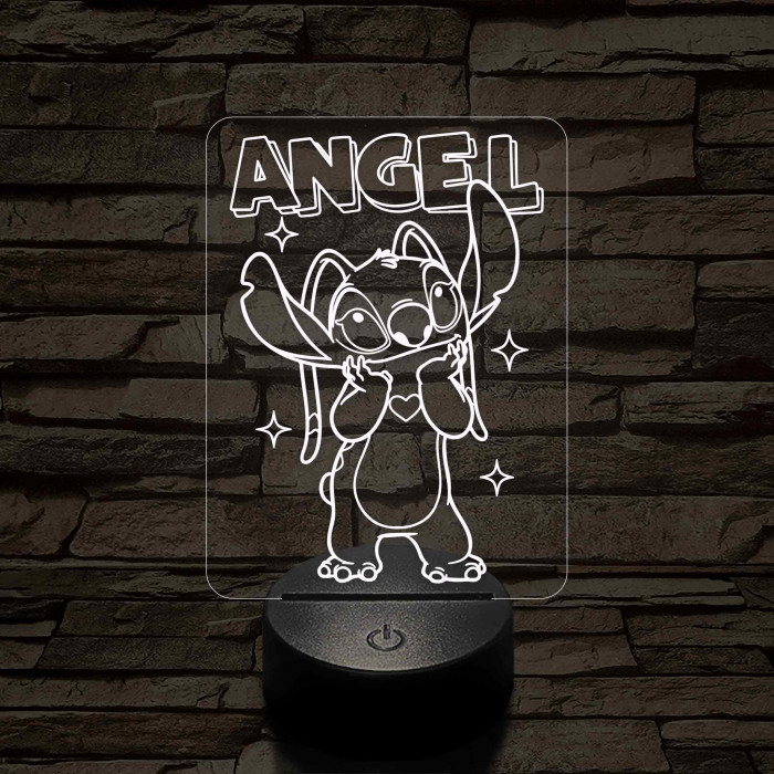 Holdfény – 7 színű, színváltós 3D LED lámpa