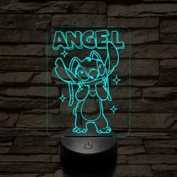 Holdfény – 7 színű, színváltós 3D LED lámpa