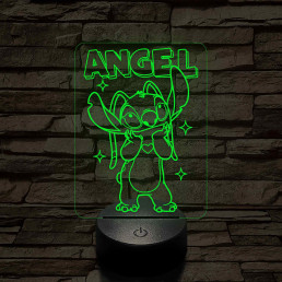 Holdfény – 7 színű, színváltós 3D LED lámpa