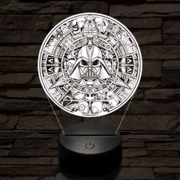 Csillagok Univerzuma 7 színű  3D led lámpa