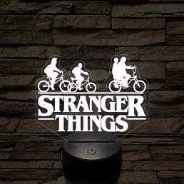 Stranger Things  7 színű  3D led lámpa