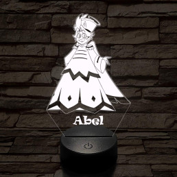 Hazbin Hotel Abel - 7 színű, színváltós 3D LED lámpa