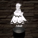 Hazbin Hotel Abel - 7 színű, színváltós 3D LED lámpa