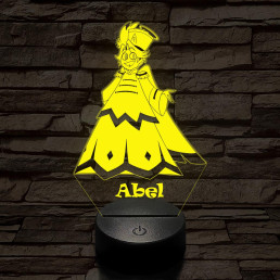 Hazbin Hotel Abel - 7 színű, színváltós 3D LED lámpa