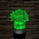Rózsacsokor 7 színű 3D led lámpa
