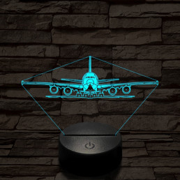 Kiguruló utasszállító 7 színű  3D led lámpa