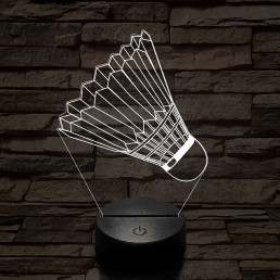 Tollaslabda 3D led lámpa