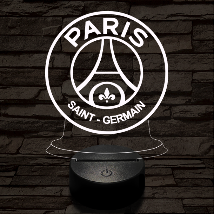 Paris saint germain 3D led lámpa