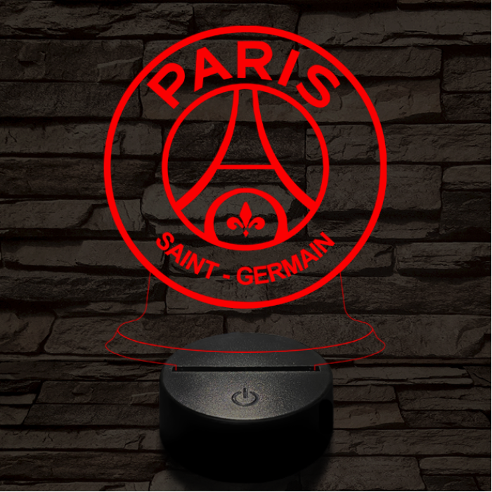 Paris saint germain 3D led lámpa