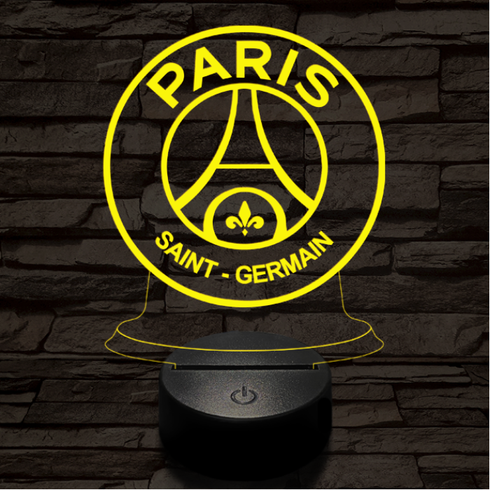 Paris saint germain 3D led lámpa
