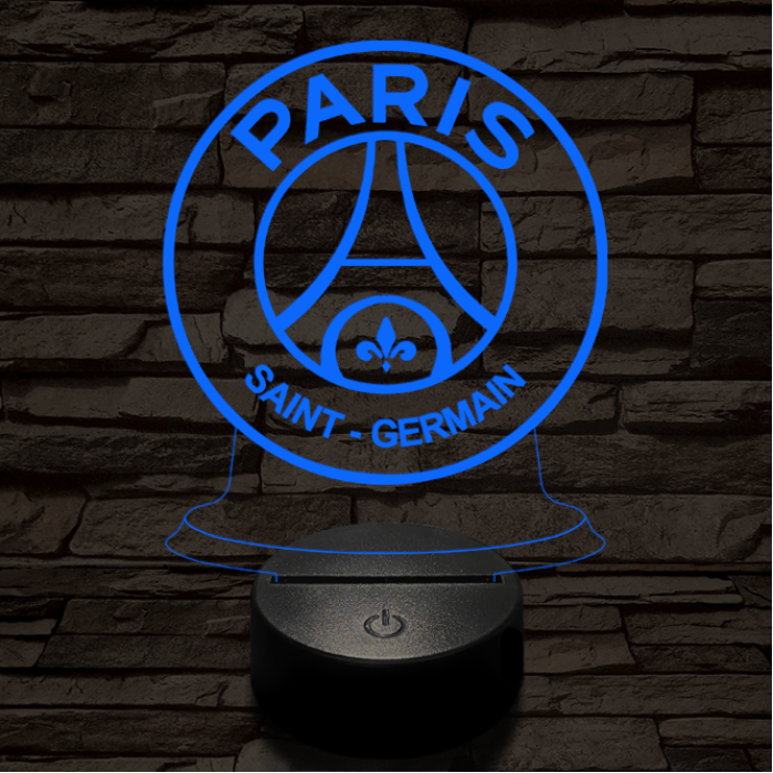 Paris saint germain 3D led lámpa