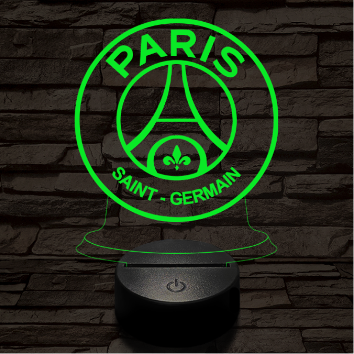 Paris saint germain 3D led lámpa