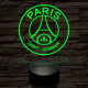Paris saint germain 3D led lámpa