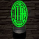 AC Milan 3D led lámpa