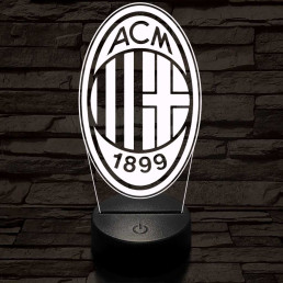 AC Milan 3D led lámpa