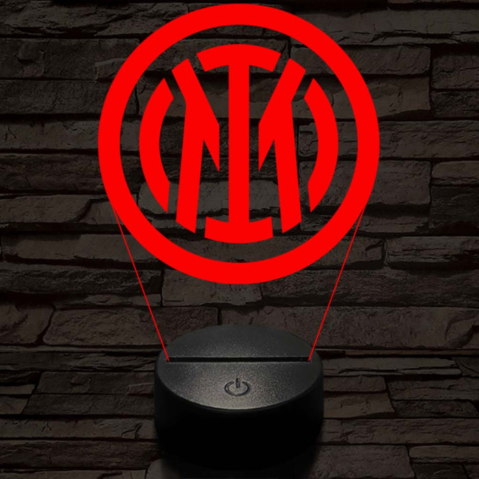 Inter Milan 3D led lámpa
