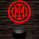 Inter Milan 3D led lámpa