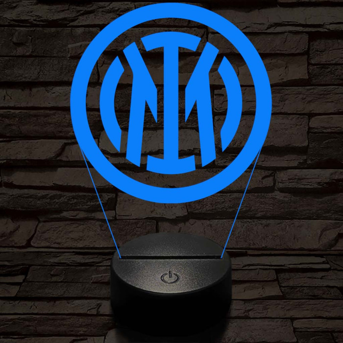 Inter Milan 3D led lámpa