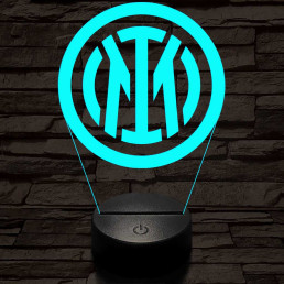 Inter Milan 3D led lámpa