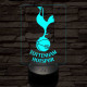 Tottenham FC 3D led lámpa