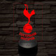 Tottenham FC 3D led lámpa