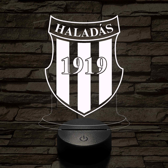 Haladás 7 színű 3D led lámpa