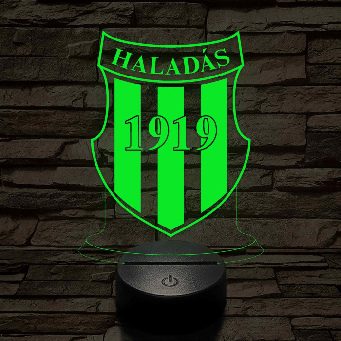 Haladás 7 színű 3D led lámpa