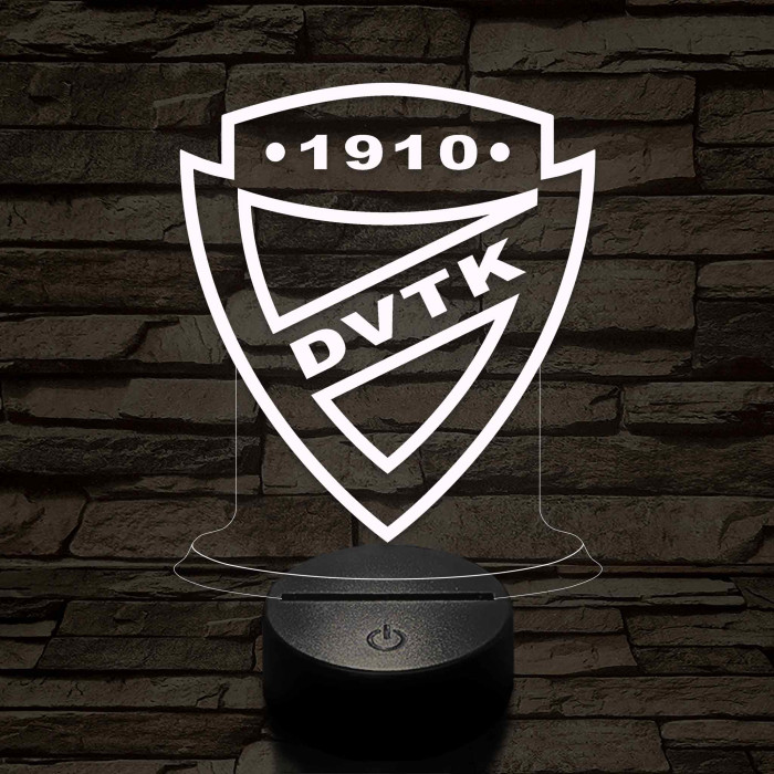 DVTK 7 színű 3D led lámpa