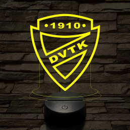 DVTK 7 színű 3D led lámpa