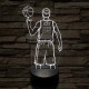 Kosaras fiú – Névvel és Számmal kérhető 7 színű, színváltós 3D led lámpa