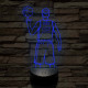 Kosaras fiú – Névvel és Számmal kérhető 7 színű, színváltós 3D led lámpa