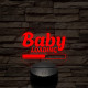 Baby Loading 7 színű 3D led lámpa