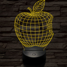 Alma 7 színű 3D led lámpa