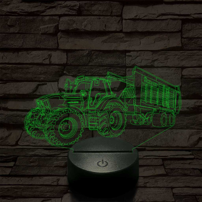 Deutz Traktor 3D led lámpa
