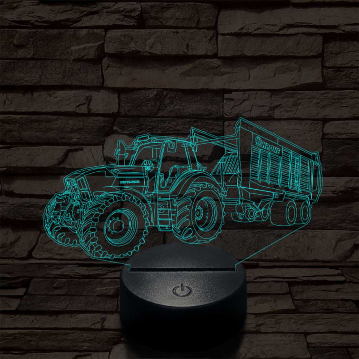 Deutz Traktor 3D led lámpa